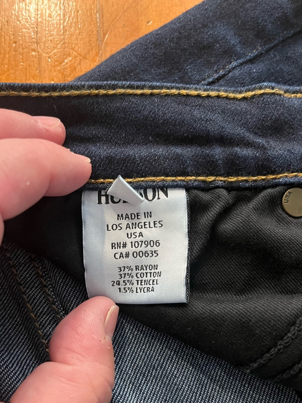Hudson Nico Super Skinny Midrise Dark Indigo Jeans - Picture 7 of 8